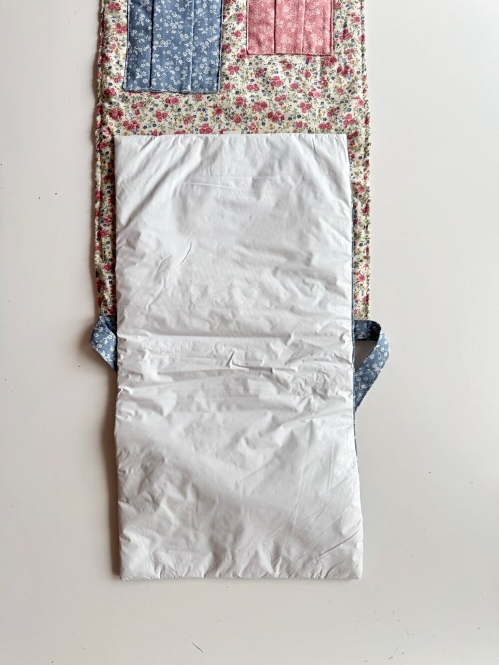 Vintage SUTTLES & SEAWINDS Floral Cottagecore Cotton Travel Toiletry Caddy - Picture 4 of 11